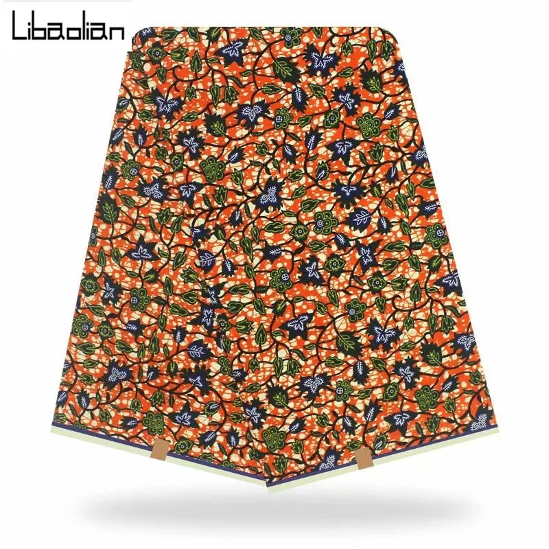 

Dutch wax fabric 2019 high quality african fabric 100% cotton soft ankara african wax print fabric for dresses F911-20