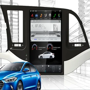 

Android9.0 7.1 Tesla style 10.4 inch Car No DVD Player GPS Navigation For Hyundai ELANTRA 2016 2017 2018 radio stereo multimedia