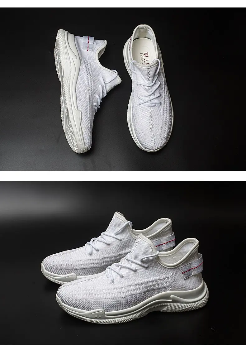 Men's shoes summer breathable sneakers woven casual shoes