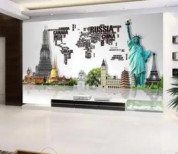 

custom wallpaper Maps and landscapes wallpaper for walls coffee shops Living room bedroom 3D photo wallpaper TV backdrop