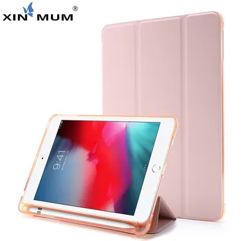 

Slim Lightweight Soft TPU Case For iPad Mini 5 Mini4 Case For iPad Mini 7.9 Case with Pencil Holder Stand Cover