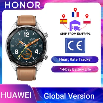 

In Stock Global Version HUAWEI Watch GT Smart Watch 1.39'' AMOLED Screen 14 Days Battery Life 5ATM Waterproof Heart Rate Tracker