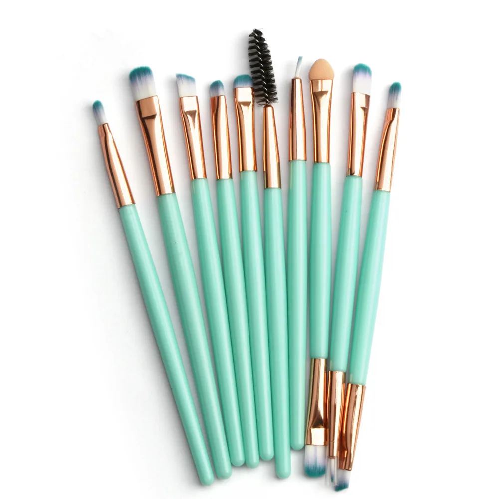 

10pcs/bag Makeup Brushes Foundation Powder Brush Eyeshadow Concealer Lip Eye Make Up Brushes Set Women Cosmetics Beauty Tools