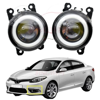 

2PCS LED Fog Light Angel Eye DRL Daytime Running Light For Renault Fluence L30 Saloon 2010 2011 2012 2013 2014 2015