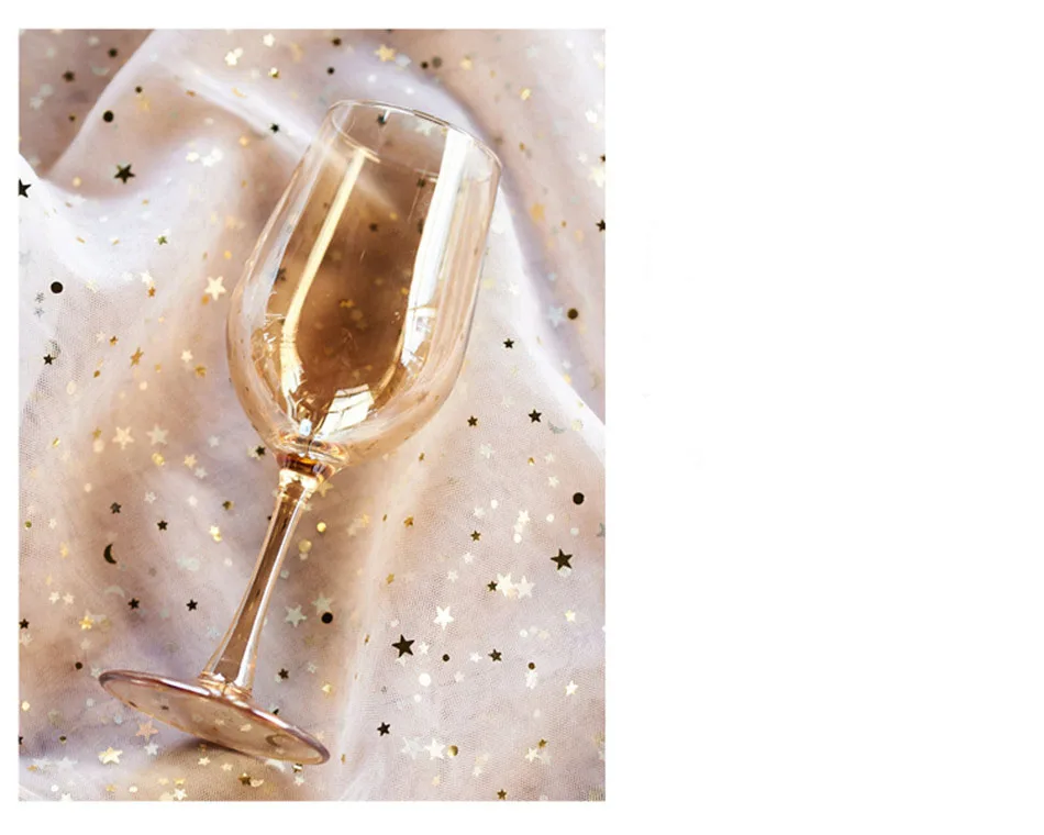 Красочные Хрустальные стеклянные бокалы радужные золотые прозрачные бокалы для вина сок напиток шампанское бокал для вечеринок барная посуда ужин чашка 1 шт