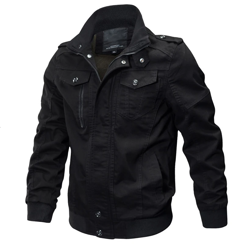Космо MASA курточка бомбер для мужчин осень зима 2018 военные Mens Jackets And Coats черный