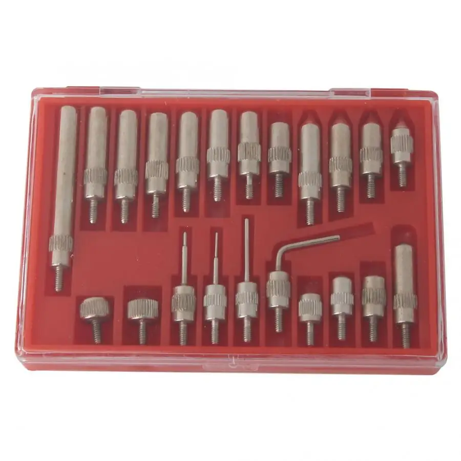 

22pcs Stainless Steel Test Indicator Contact 0.01mm Precision Dial Indicator Points Set Indicator Needle