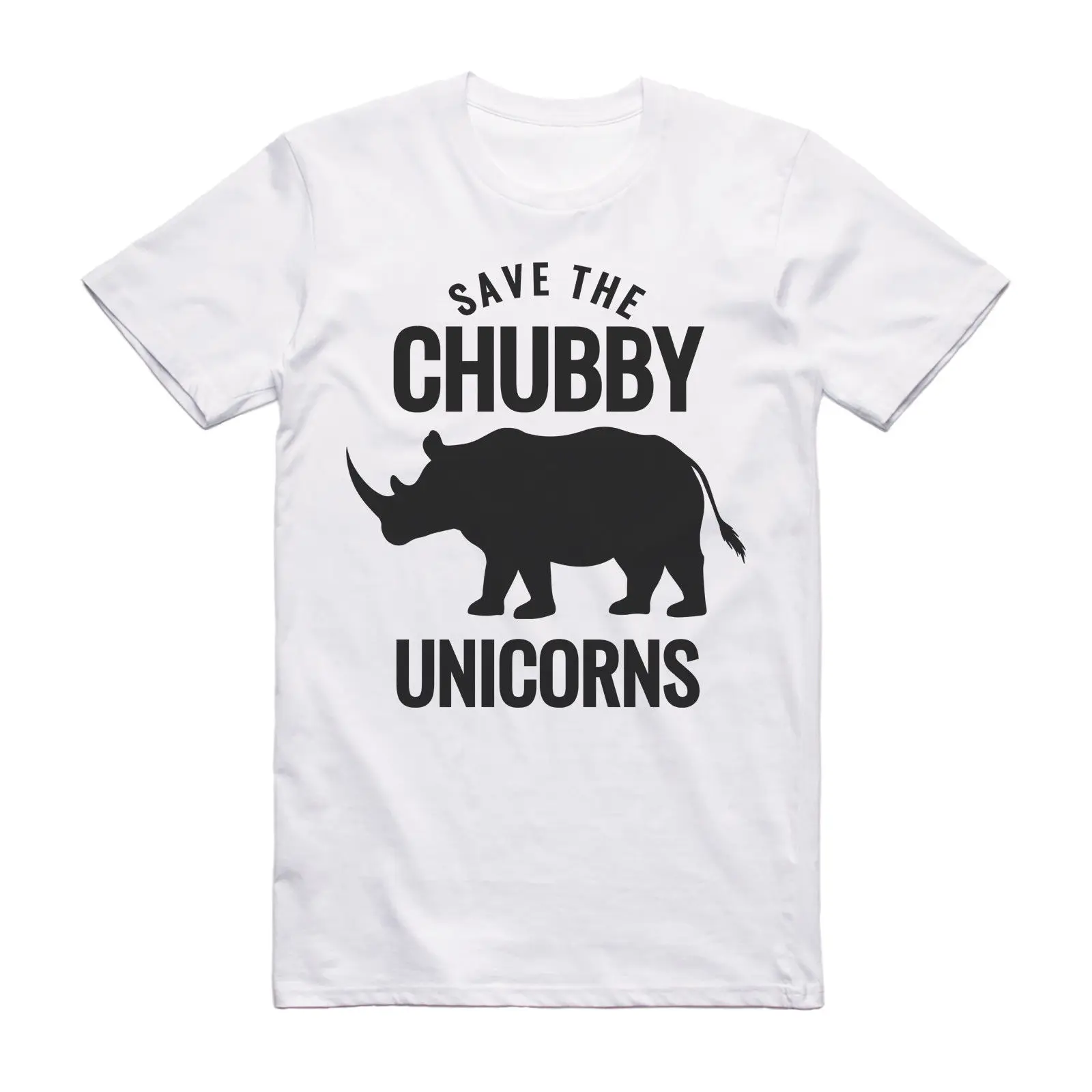 &quotSave the Chubby Unicorn&quot футболка с Носорогом забавная хипстерская изображением