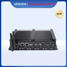 Venoen Intel Core I5 4200U 4300U Mini Industriële 4th Pc Draagbare Desktop Computer Met Lvds Onboard 6 RS232 Com Dual display 4K