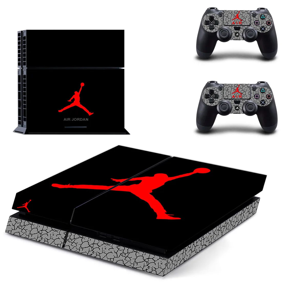 PS4 наклейка s виниловая PS 4 Кожа Наклейка с Джорданом Play station 4 наклейки Pegatinas для консоли playstation 4 и 2 контроллера