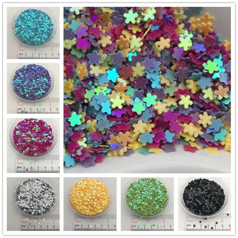 3mm Plum Shape PVC Loose Sequins Glitter Paillettes for Nail Art Manicure, Wedding Confetti,Accessories for Ornament/Crafts