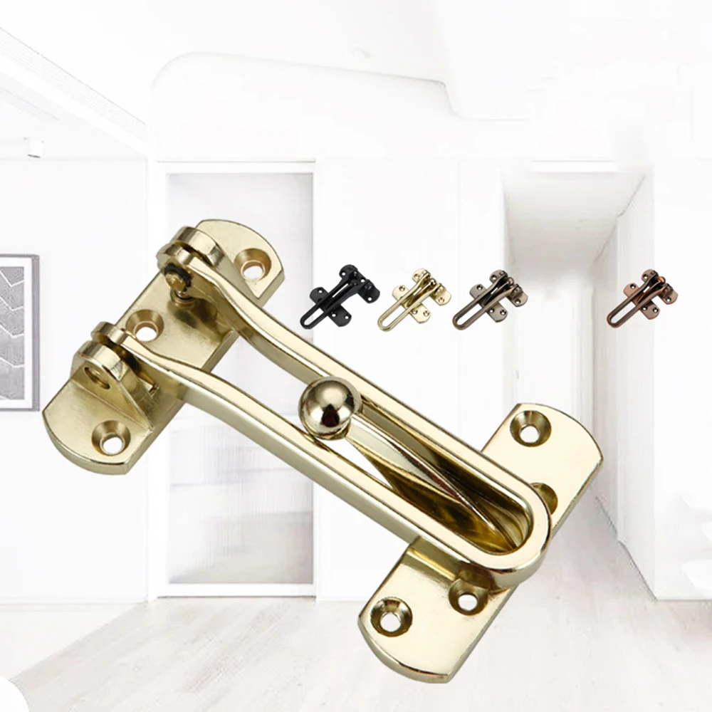 Замок дверной из нержавеющей стали 61x100 мм с защелкой и защитой от кражи|Замки| |