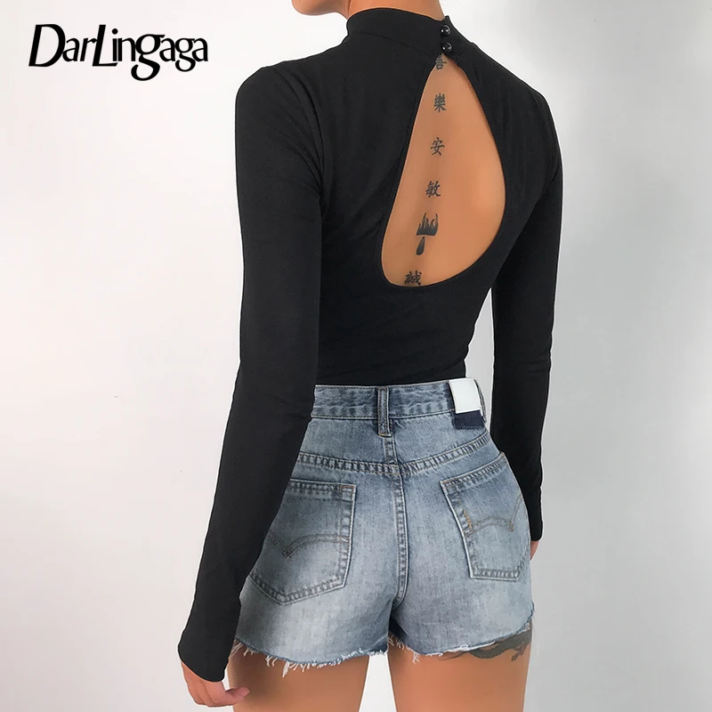 Darlingaga Autumn Winter Cotton Long Sleeve Bodysuit Body for Women Tops Backless Letter Bodycon Jumpsuit Fashion Bodysuits 2020 Darlingaga Autumn Winter Cotton Long Sleeve Bodysuit Body for Women Tops Backless Letter Bodycon Jumpsuit Fashion Bodysuits 2020