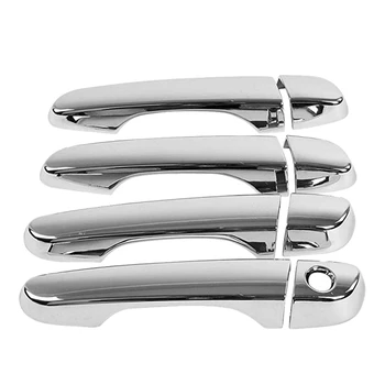 

4Pcs Chrome Door Handle Cover Decorative Cover for Hyundai Creta Hyundai IX25 2015-2019
