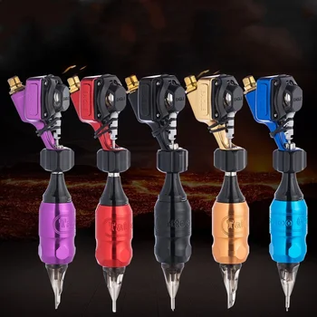 

Professional Aluminum Alloy Japan Motor Strong Quiet Rotary Tattoo Machine with Cartridge Grip Tattoo Gun Supply