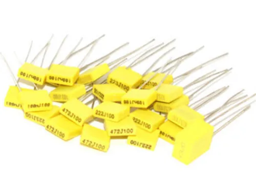 

20pcs Polypropylene Safety Plastic Film 100V 1nF ~ 470nF 100nf 220nf 10nf 47nf 22nf 1nf 0.47uf 0.1uf Correction capacitor
