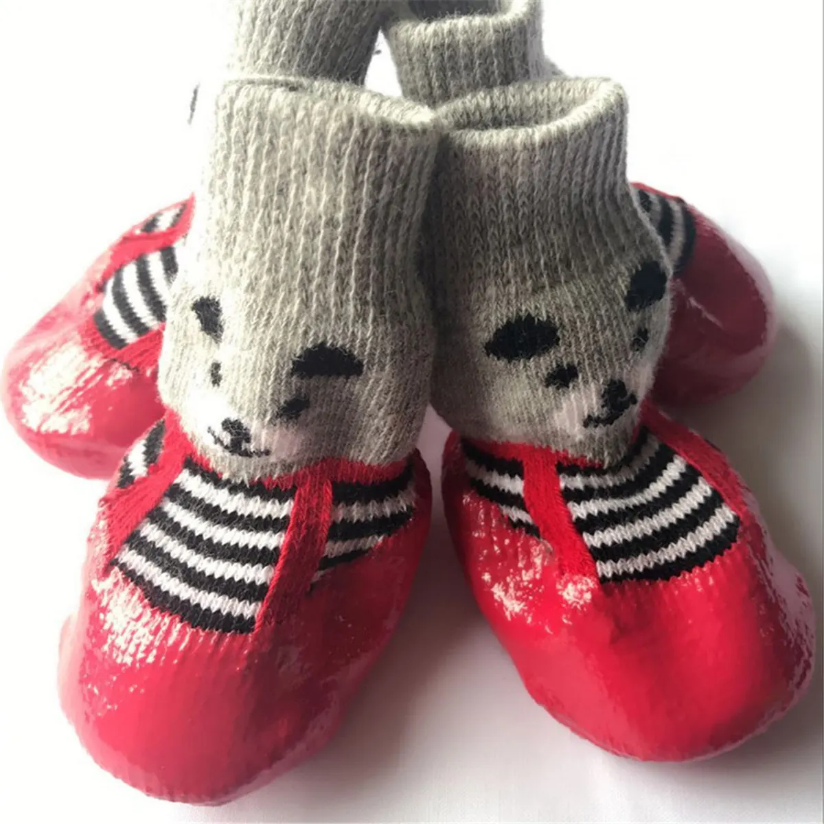 Cute Cotton Rubber Pet Dog Shoes Wholesale