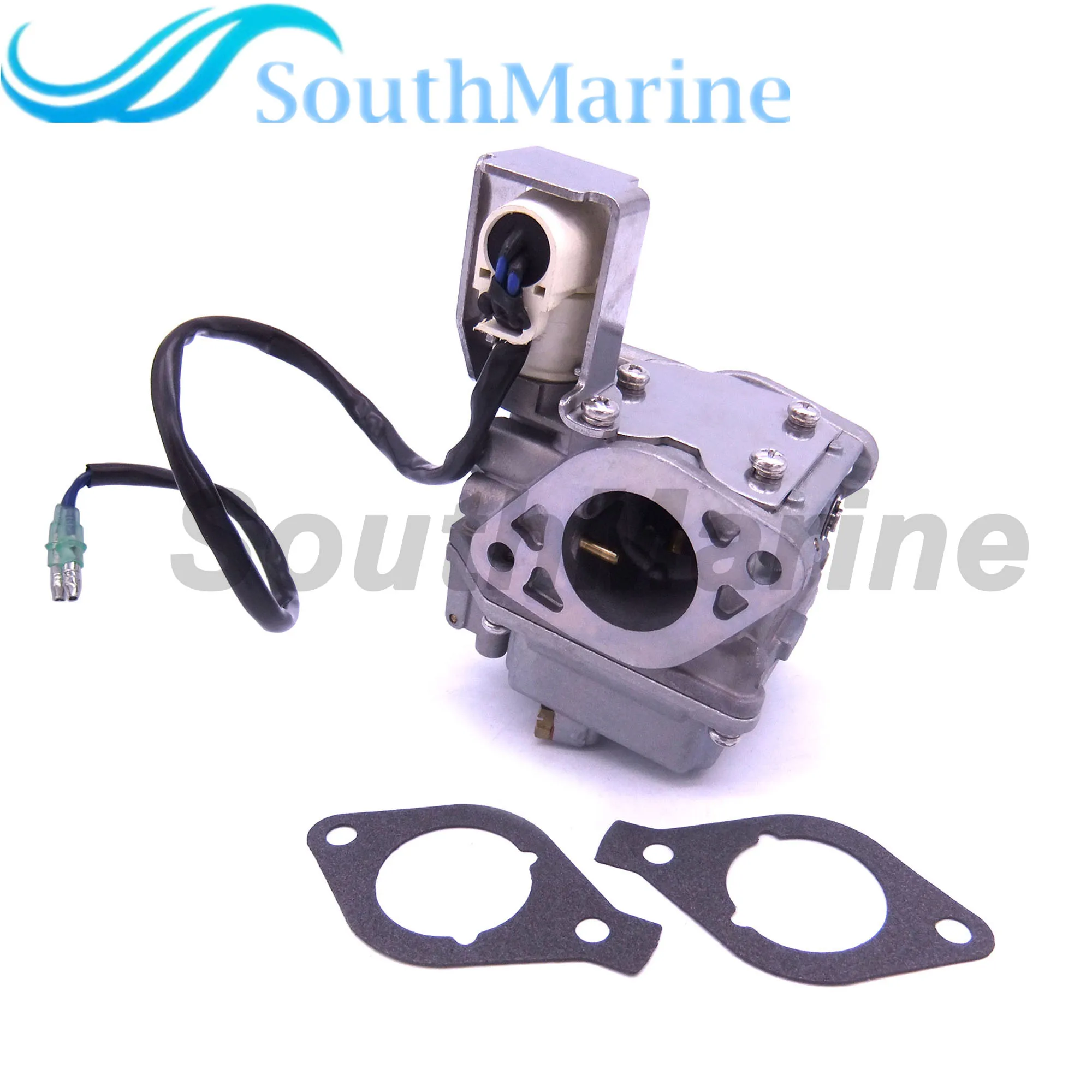 Boat Engine 6AH-14301-00 6AH-14301-01 Carburetor Assy and 6AH-13646-00 Gaskets (2 pcs) for Yamaha 4-stroke F20 Outboard Motor