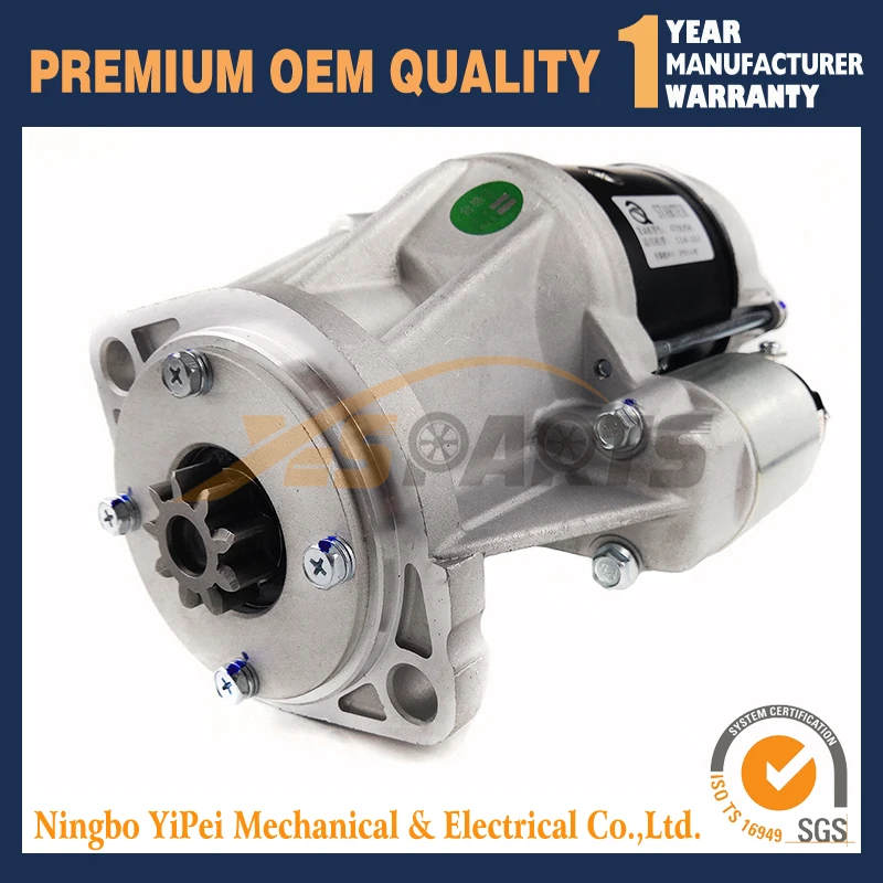 Стартер 129940-77010 для Hitachi S14-102 YANMAR 4TNV98 4TNV106