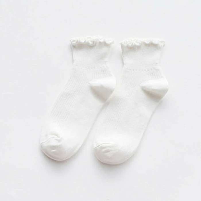 Fashion Women Socks Cute Solid Color Ankle High Casual Warm Breathable Socks BB55