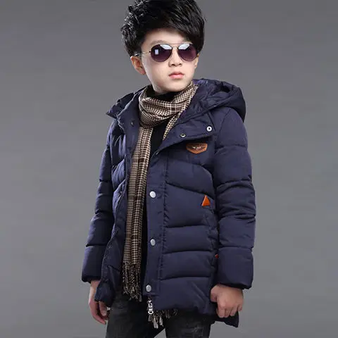 

Children Baby Cotton-padded Clothes 18 Years New Style Thick Winter Coat Big Boy Bentley Cotton-padded Jacket Coat out Clothes T