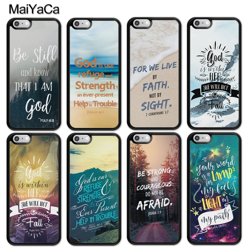 Bible Verses Quotes Design Phone Case For Iphone 13 12 Pro Max Mini 11 Pro Max Xs X Xr 6s 7 8