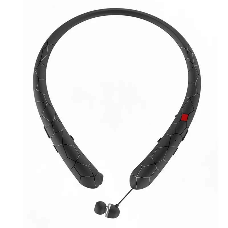 

Retractable Earbuds Bluetooth Headset Neckband Sport Headphones Wireless Stereo Bluetooth Earphones with Mic For iphone xiaomi