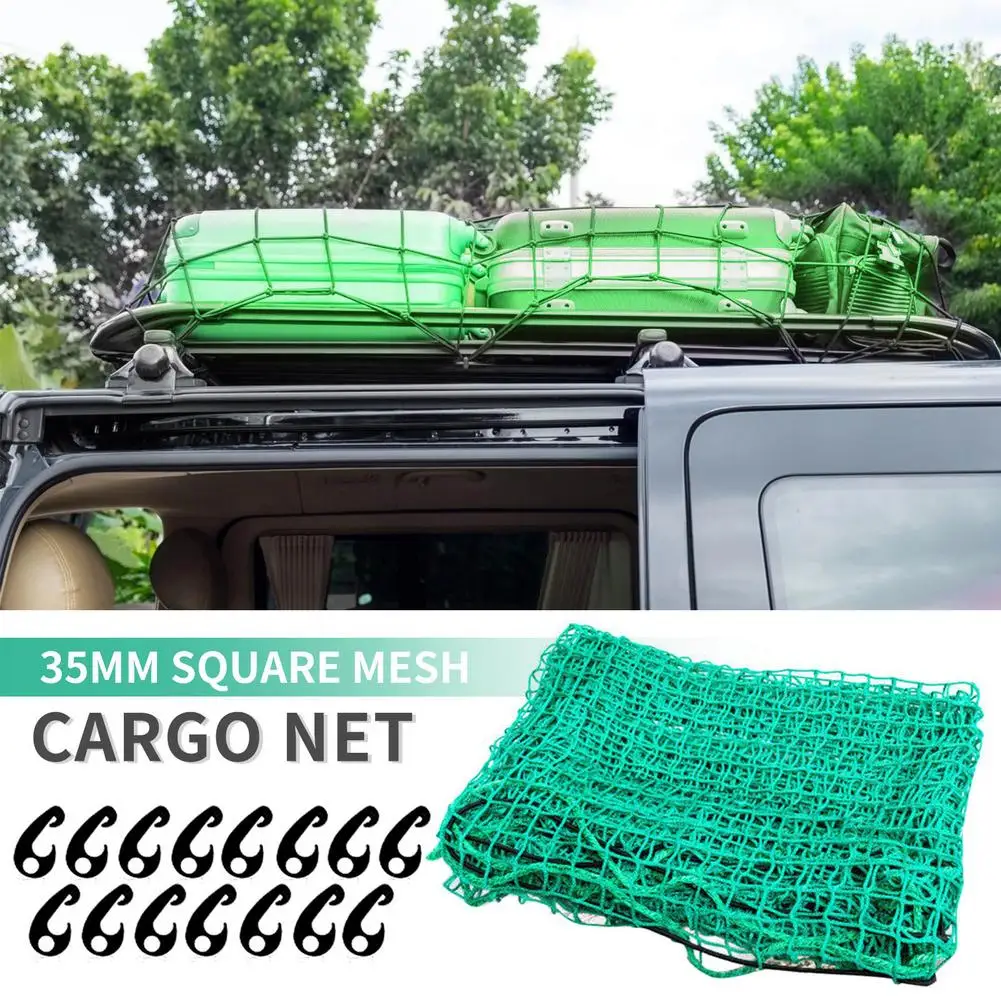 Heavy Duty Pickup Truck Universal Trailer Net Easy To Use Durable Car Cargo Coverage Organizer Storage Mesh Network Pocket | Автомобили и