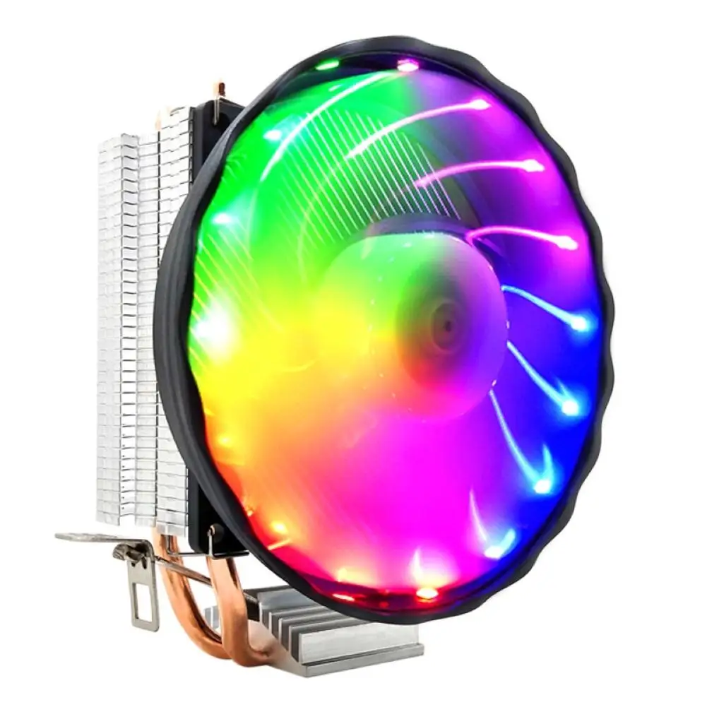 

Universal 135mm CPU Fan Mute Luminous LED Light CPU Cooling Fan Heat Dissipation Computer Processor Fan Cooler Accessory