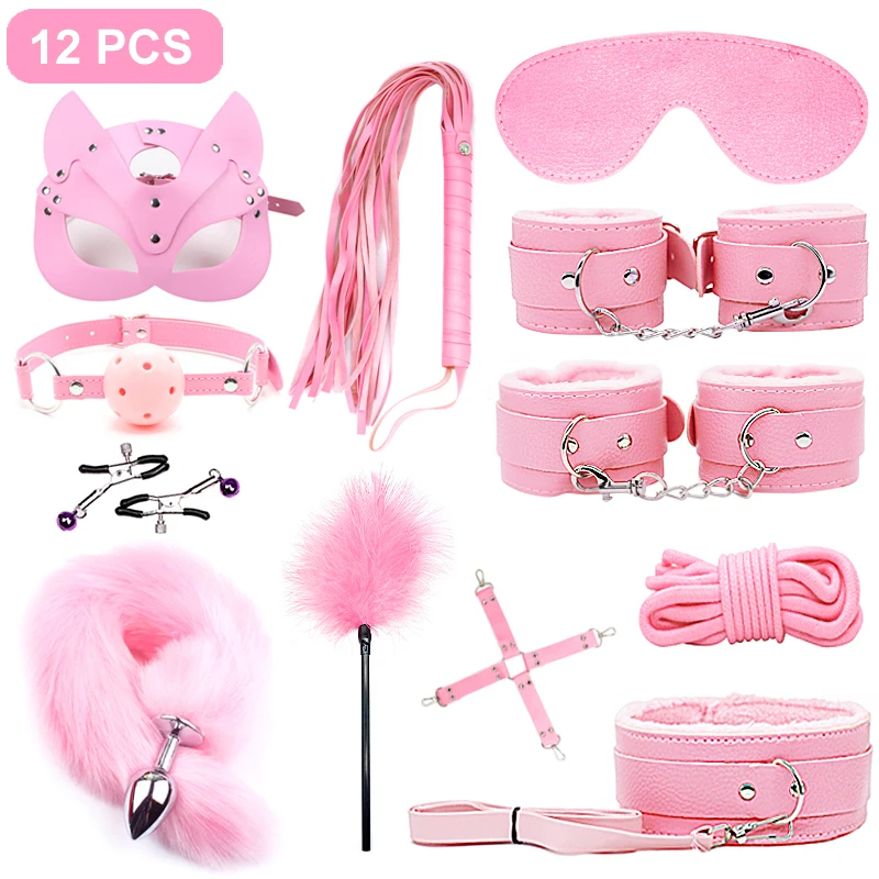 Leather 12pcs pink