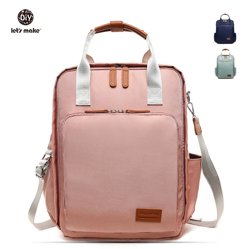 

Let'S Make 1Pc Portable Mummy Bag Multi-Function Large Capacity Shoulder Mummy Bag Diaper Bag Backpack Mommy Bag
