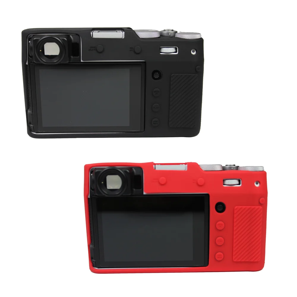 Bolsa de Silicone para Câmera Fujifilm Bolsa de Borracha Macia para Proteção do Corpo Mais Vidro Temperado para Tela de Fujifilm Fuji X100v X100v - Image 5