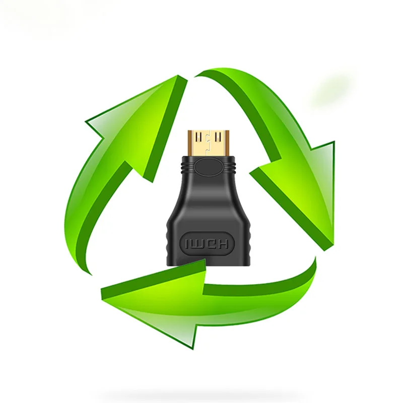 Мини HDMI в HDMI цифровой аудио конвертер позолоченный мини HDMI удлинитель HDMI 4K удлинитель адаптер для HDTV преобразования Peojector