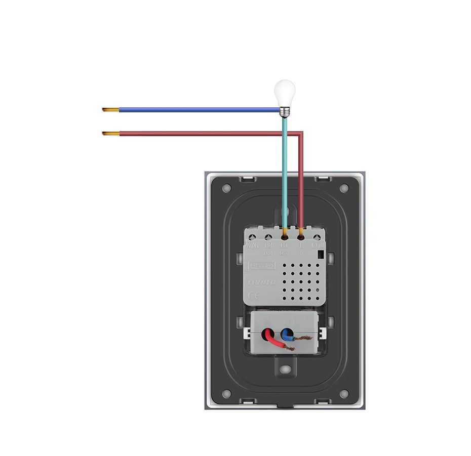 Livolo стандарт США/Австралии Zigbee+ USB swiitch с жемчугом Хрустальное стекло, без логотипа