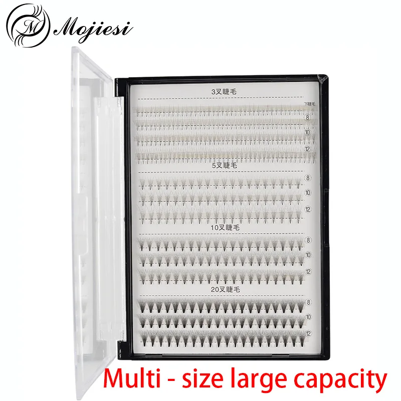 

Mojiesi Eyelash Clusters 3D/5D/10D/20D,Individual Lashes,Pre Made Volume Fans,False Eyelashes Bundles