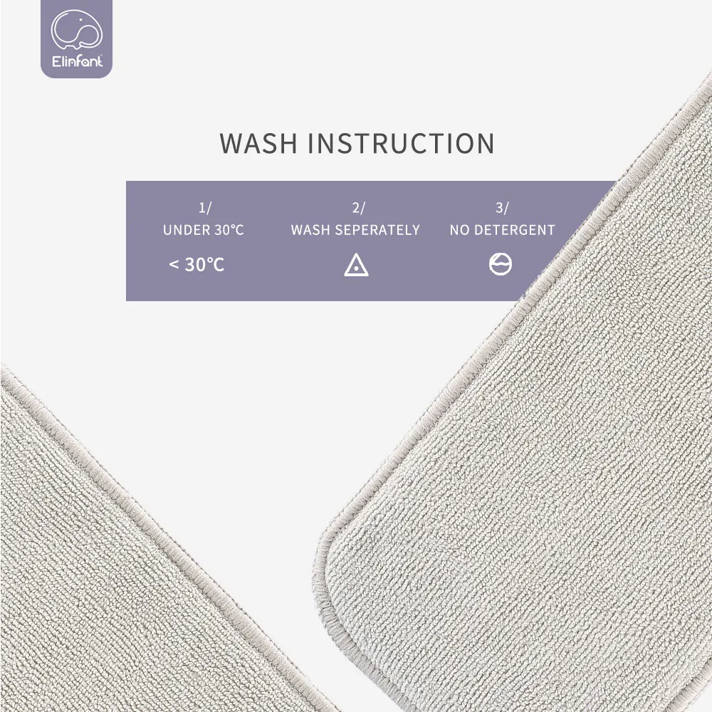 Elinfant 3 layers microfiber 4/8/10pcs cloth diaper nappy insert 35x13.5cm fit baby cloth pocket diaper cloth diapers cloth diaper insert cloth diaper liners