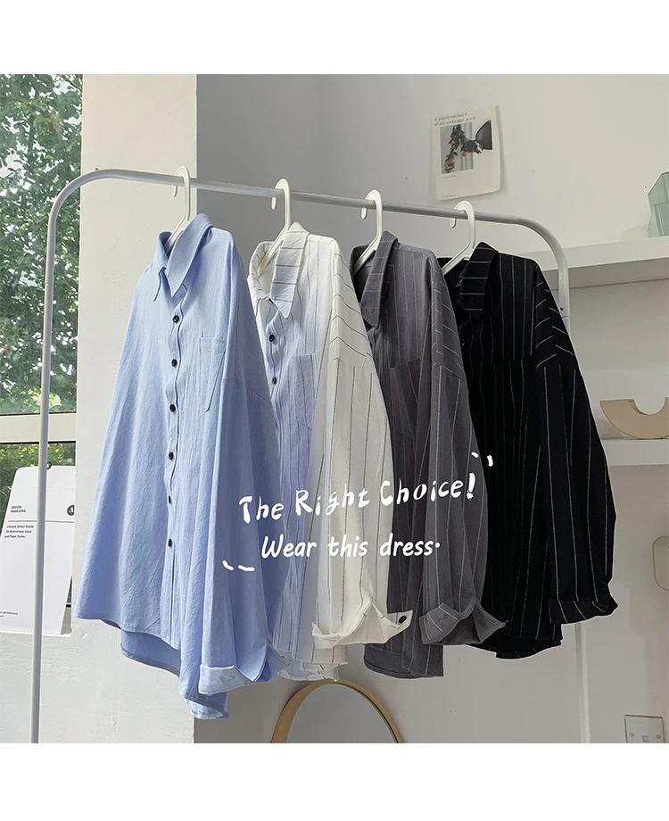 Белая полосатая рубашка с длинным рукавом для мужчин camisa masculina, приталенные повседневные мужские рубашки