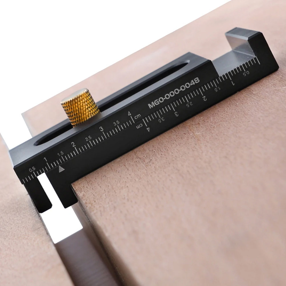 Tools 5-40mm Depth Measuring Ruler DIY Woodworking Aluminum Alloy Portable Marking Carpenter Mini Distance Meter Accurate Gauge