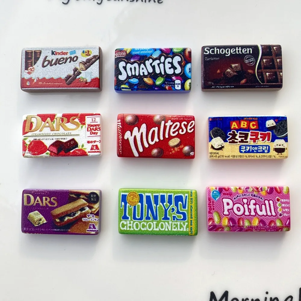 10Pcs Simulation Chocolate Candy Box Flatback Resin Cabochon Kawaii Doll house Decoration DIY Scrapbooking Crafts Accessories resin crafts accessories resin crafts resin ornaments