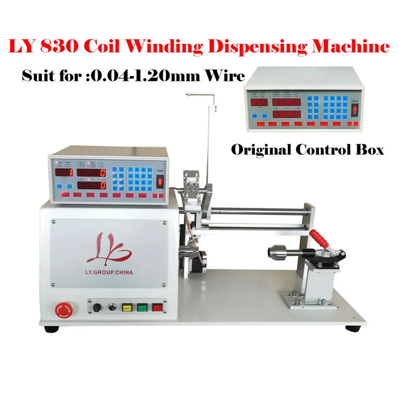 

LY 830 Wire Coil Winding Dispensing Machine for 0.04-1.2mm High Quality New Computer Automatic Dispenser With Control