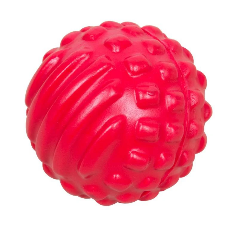 ПУ пена Bump Fascia мяч для расслабления мышц фитнес-мяч для массажа водонепроницаемый и легко чистить здоровье мяч-красный