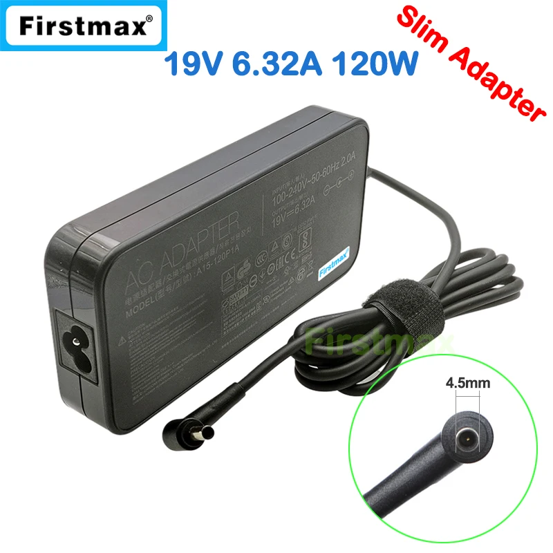 Carregador Laptop 120w Adaptador para Asus Vivobook X570dd K3500pa K3500pc N7400p N7600pc M7600qa M3401qc D3500qc Adp120vh b 20v 6a - Imagem 4