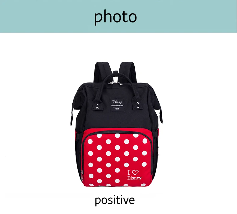 Дисней детские пеленки сумка рюкзак большой емкости водонепроницаемый подгузник для беременных Детская сумка для мам Уход за ребенком подгузник рюкзак для коляски