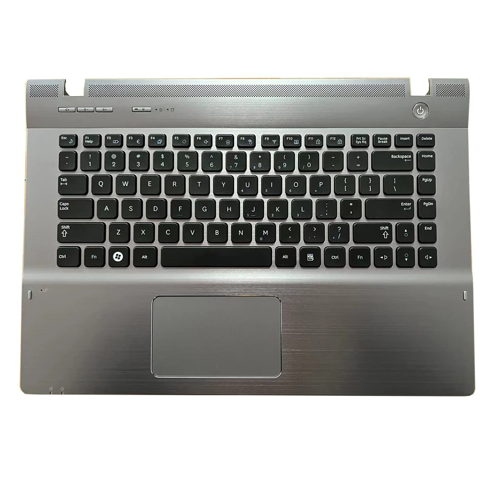 New For Samsung QX410 QX411 Laptop US Keyboard With Palmrest Upper Cover Touchpad BA75-03195B | Компьютеры и офис