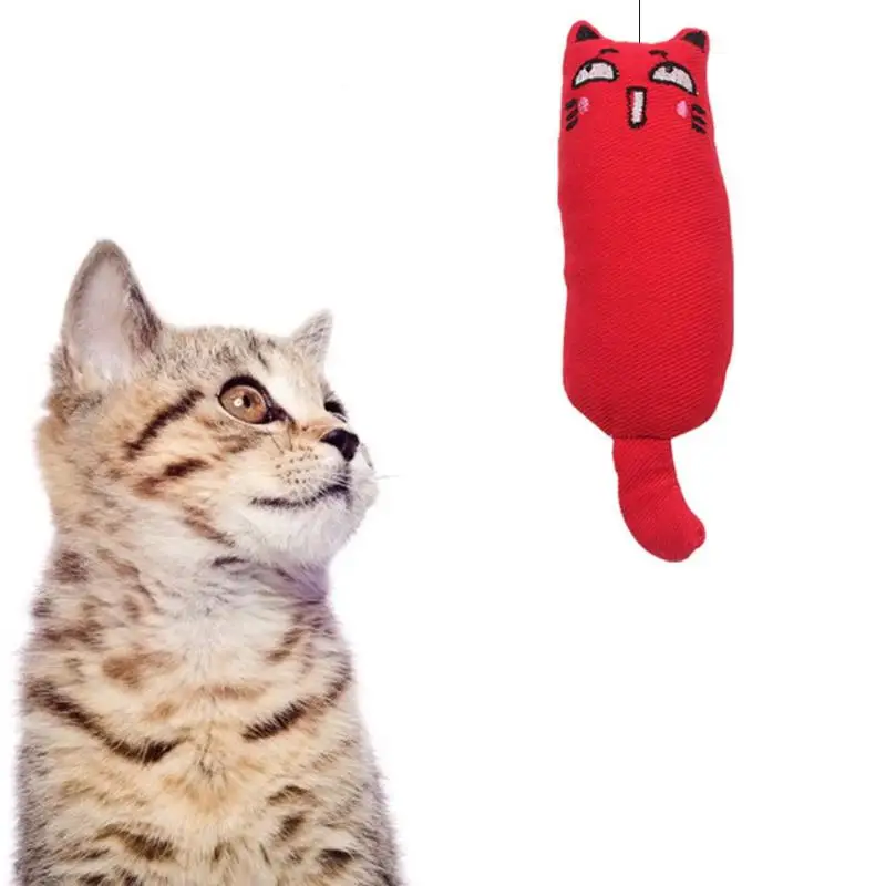 Новинка, милые игрушки для кошек, питомец, котенок, жевательная игрушка, когти, большой палец, укус, кошка, мятный, нежный, милый, забавный, интерактивный плюшевый, для кошек