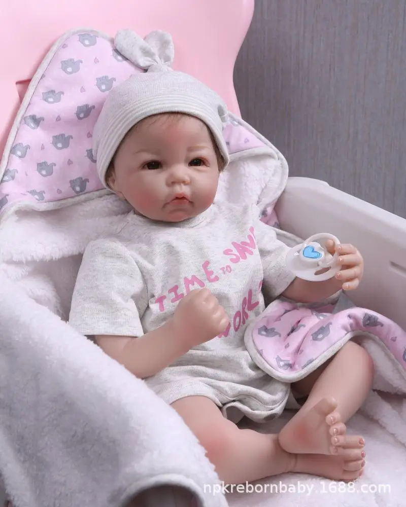 Reborn Baby горячая Распродажа тканевая модель тела кукла высокого класса праздничный подарок детям нравится сон