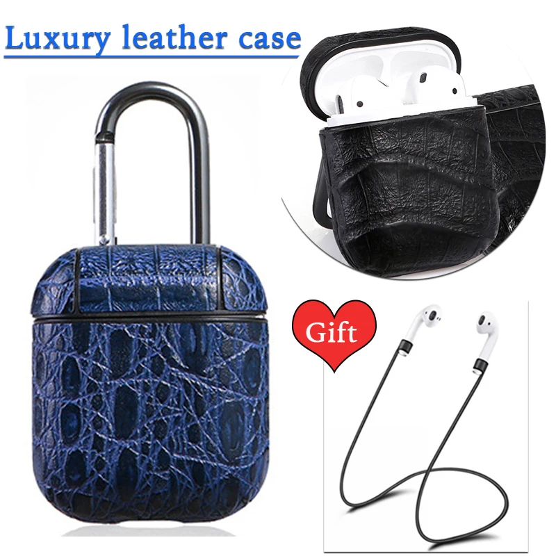 

Leather Case For Apple Airpods Case Protective Cover Earphone Accessories For Apple Airpods 2 Cover Cute For TWS i12 i7s i9s i18