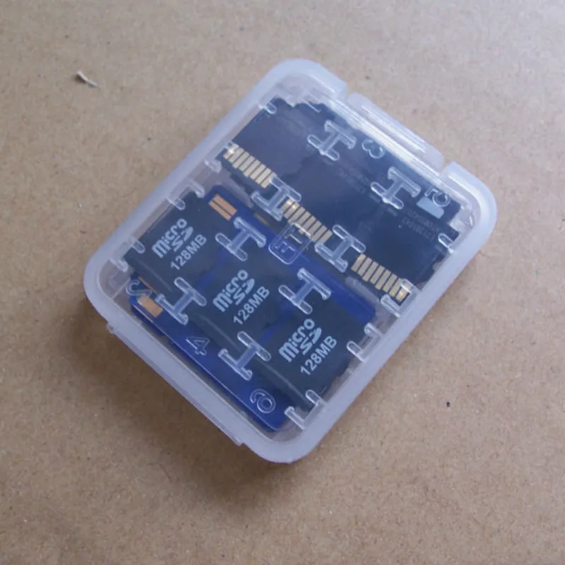 1 PC Hard Micro SD SDHC TF MS Memory Card Storage Box Protector Holder Hard Case 2