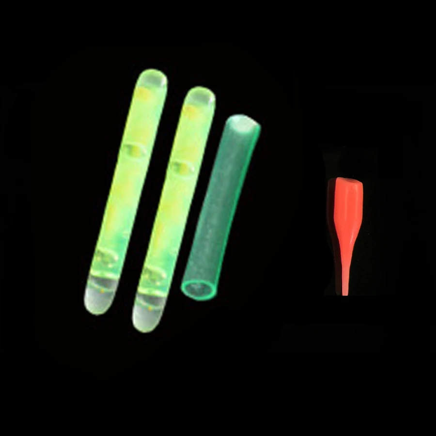 20 шт./10 пакетов флуоресцентсветильник светящиеся палочки для ночной рыбалки