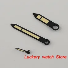 Parnis черные часы рука подходит для 6497 6498 ST36 серийный ручной обмотки movement-Z26